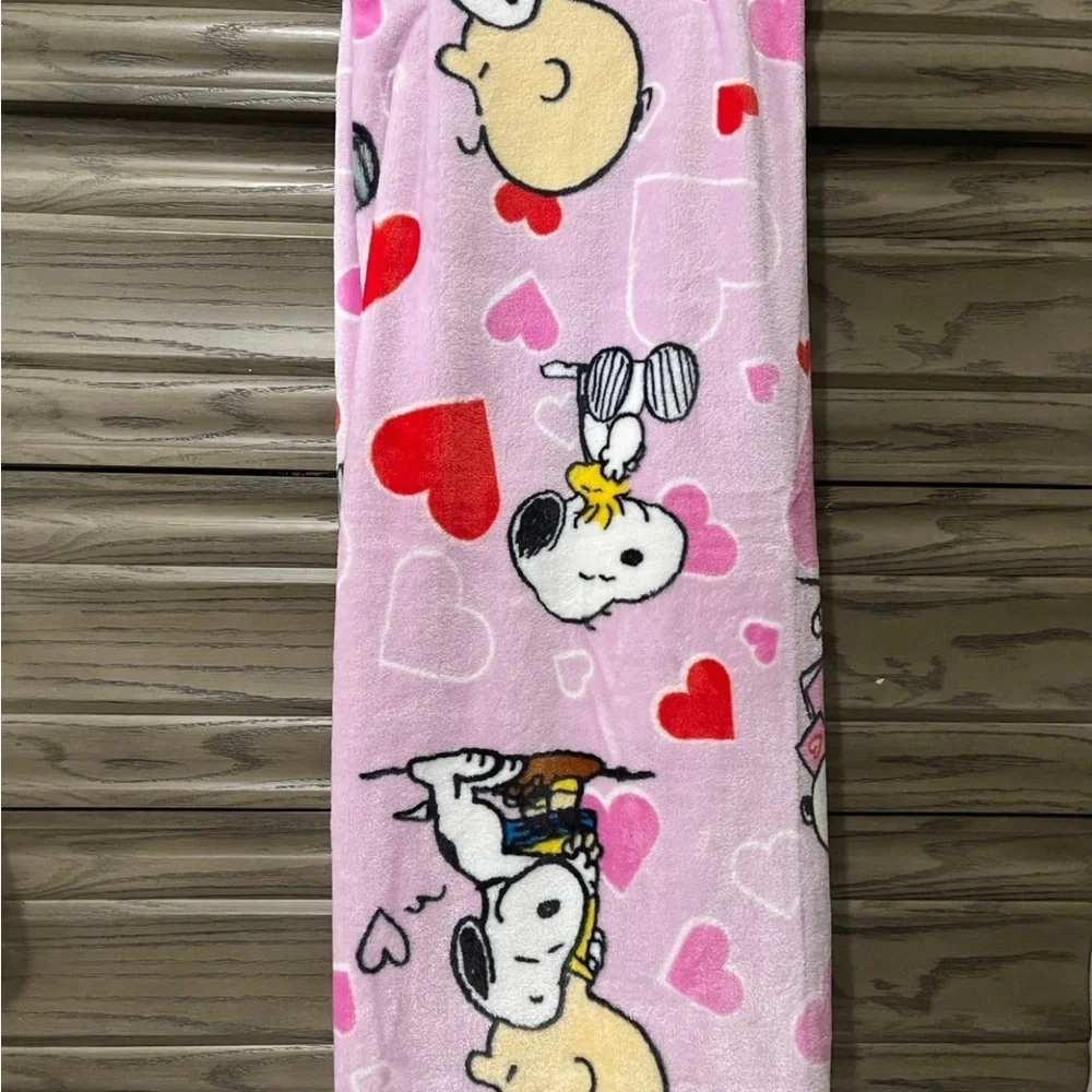 Peanuts Snoopy and Charlie Brown Valentine’s Day Blanket ❤️
